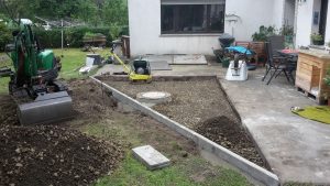 Umgestaltung einer Terrasse in Hähnichen